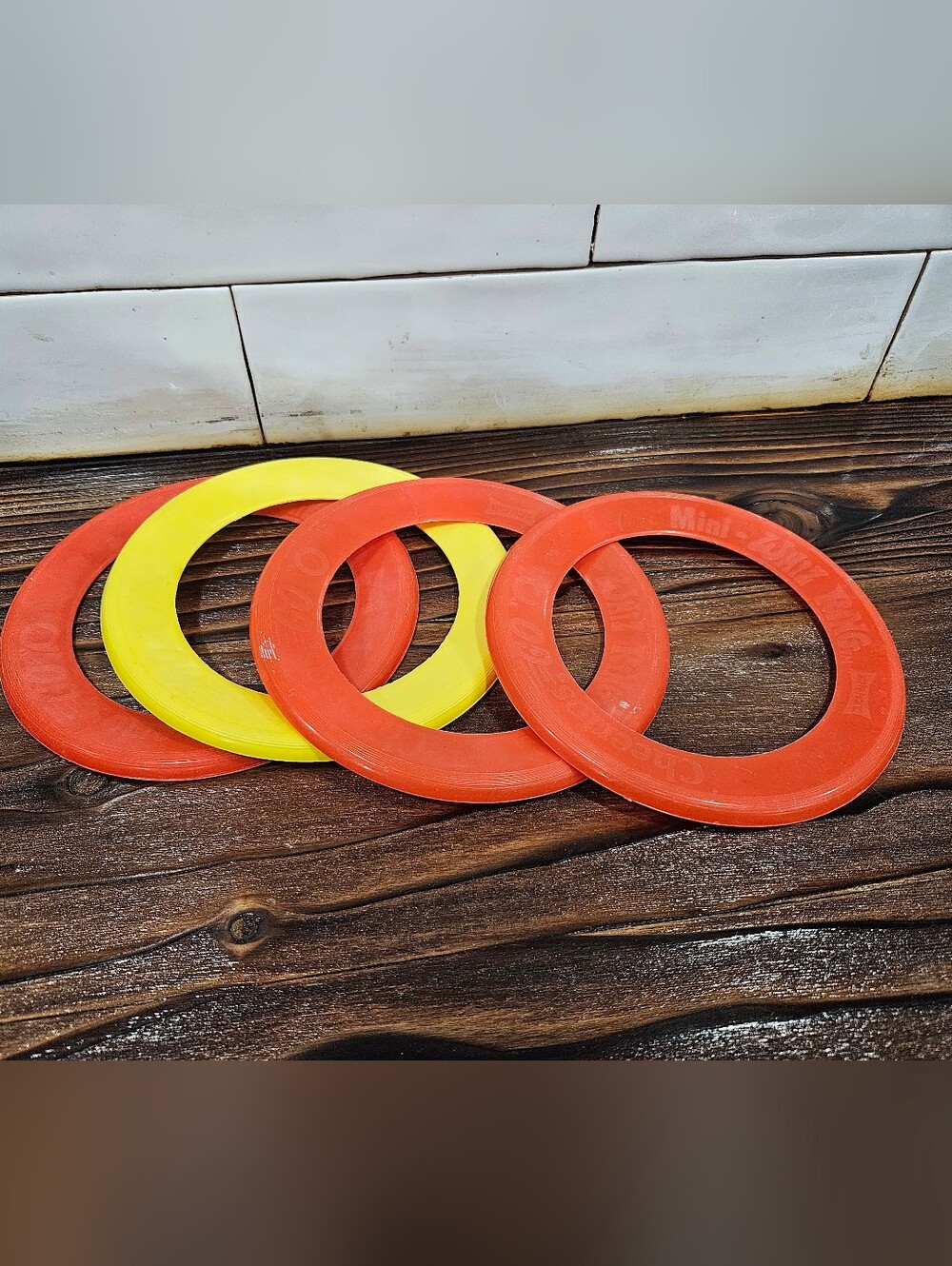 Vintage Cheerios Go "O" 6" Plastic Whiz Ring Promotion Flying Toy Frisbee